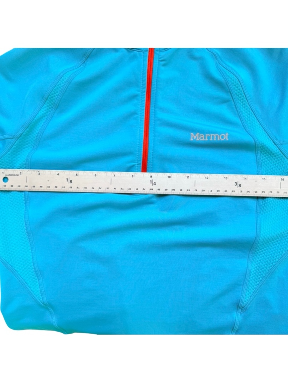 Marmot Women’s Half-Zip Performance Pullover — Size Small — Teal Blue - Picture 8 of 12